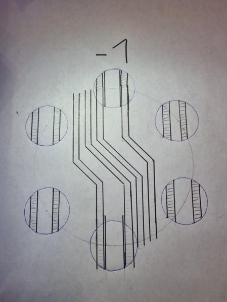 drawing of the 12 underground platforms